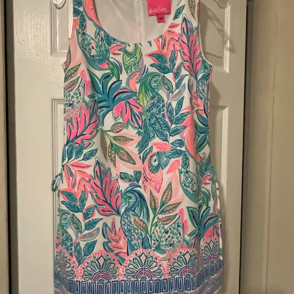 Lilly Pulitzer Multicolor Leaf Print Dress